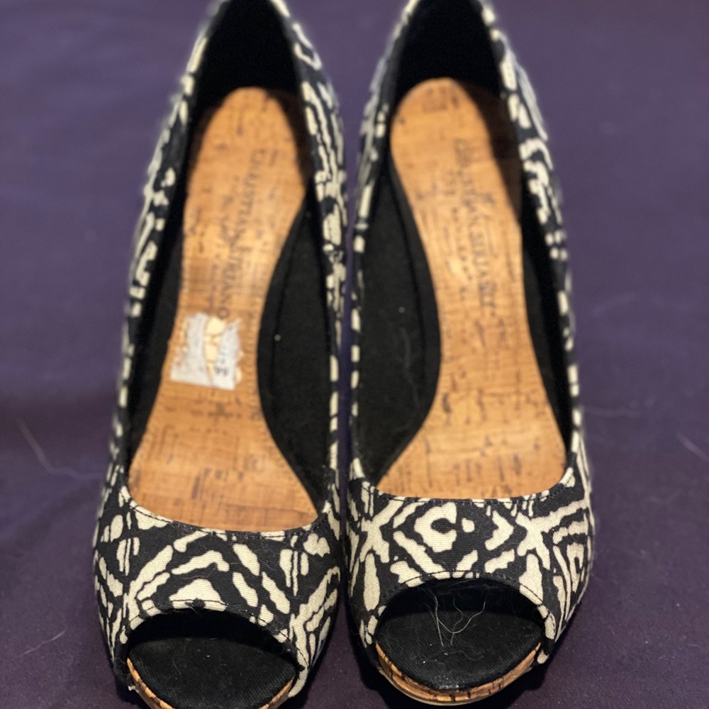 Payless Cork Heels 7 1/2